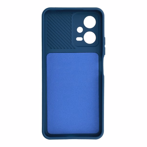 Camshield Soft viedtālruņa apvalks Xiaomi Redmi Note 12 5G/Poco X5 (m) - tumši zils