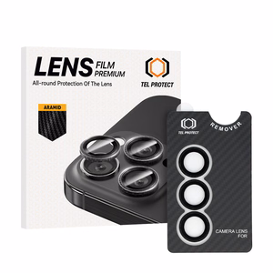 Rūdīts stikls Tel Protect 3D Lens Aramid Series on camera priekš Samsung Galaxy S26 (objektīvs 3 gab.)
