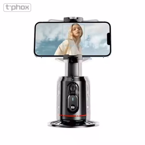 T-PHOX iCircle стабилизатор/штатив с AI 360 отслеживанием лица, черный держатель
