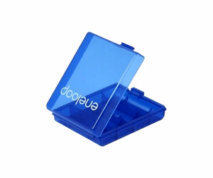Uzlādējamas baterijas PANASONIC ENELOOP AA 2000 mAh 4 gab. + maciņš (BK-3MCDE/4CP+CASE)