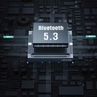 USAMS Austiņas Bluetooth 5.3 TWS X-Don Series Dual mic ENC bezvadu violets BHUXD04 (USAMS-XD18)