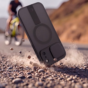 Tech-Protect Kevlar Aura MagSafe maciņš, paredzēts iPhone 18 Pro / 17 Pro, matēti melns