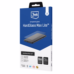 Aizsargstikls 3mk HardGlass Max Lite melns Samsung Galaxy S24 FE