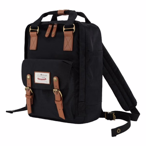 Himawari 188L melns and brūns 14'' laptop backpack