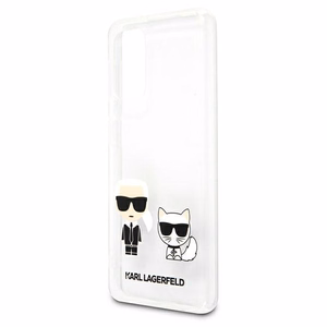 Karl Lagerfeld KLHCA32CKTR A326 A32 5G maciņš caurspīdīgs Karl & Choupette