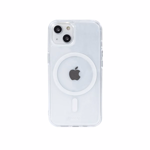 Crong Clear MAG Cover vāciņš ierīcei iPhone 13 Mini, saderīgs ar MagSafe, caurspīdīgs