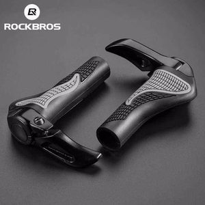 Rockbros BT1007B velosipēda stūres rokturu komplekts ar ragiem - melns