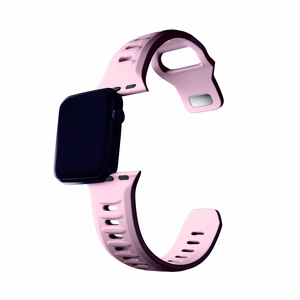 3mk silikona siksniņa Apple Watch, 38/40/41/42 mm, pūderrozā, mazais izmērs