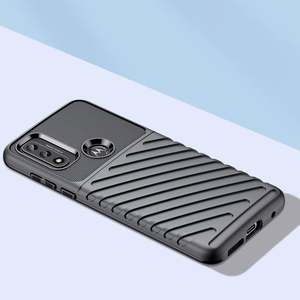 Thunder viedtālruņa apvalks elastīgs bruņu pārsegs Motorola Moto G Play 2022 melns