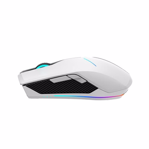 Machenike M721 Wireless Gaming Mouse 10000 DPI with RGB Backlight - White