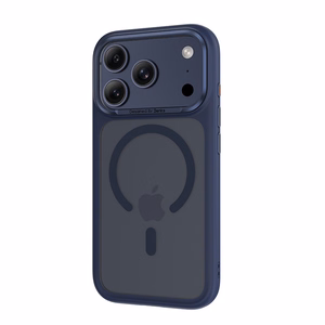Benks Magnetic Mist maciņš ar metāla rāmi (A069) iPhone 17 Pro zils (Camera Control poga)