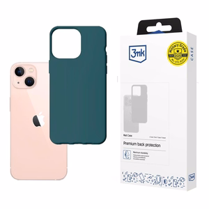 Viedtālruņa apvalks iPhone 14 Plus no 3mk Matt Case sērijas - tumši zaļa