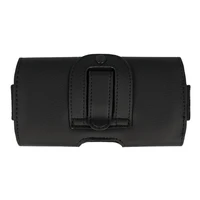 Tel Protect MAX jostas apvalks (IZMĒRS 14) Iphone 11/16 Plus/16 Pro/17 Pro/Huawei P30 Lite/Samsung S23/S24/S25 melns, ādas (155x80x14 mm)