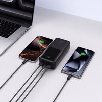 Portatīvais lādētājs Tech-Protect PB03 30000mAh 22.5W - melna