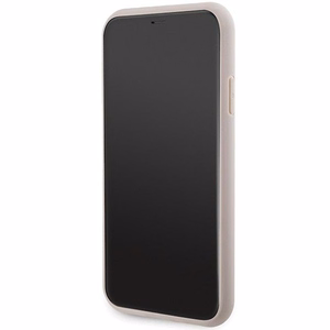 Guess GUHMN61G4GFRP iPhone 11 6.1" / Xr rozā/rozā cietais apvalks 4G kolekcija ādas metāla logotips Magnētiskais