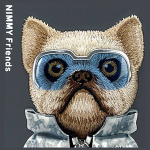 Nimmy Cool&Cute 2.0 Suņa viedtālruņa apvalks iPhone 16 - melns