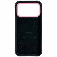 Nimmy Glasses Cool Cat viedtālruņa apvalks iPhone 17 Pro Max - melns