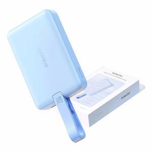 Portatīvais lādētājs Romoss WMS10 10000mAh 20W (zils)