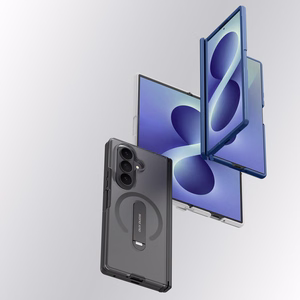 Dux Ducis Kind vāciņš modelim Samsung Galaxy Z Fold 8 Ultra / Z Fold 7, ar statīvu, saderīgs ar MagSafe – melns