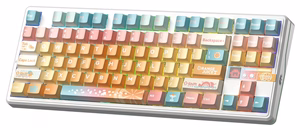 AULA Gasket F87 Pro V2 Orange Soda Kailh Meteorite Ice Cream RGB tastatūra