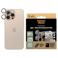 PanzerGlass Hoops Caurspīdīgs Objektīva aizsargs iPhone 16 Pro 6.3" / 16 Pro Max 6.9" 1286
