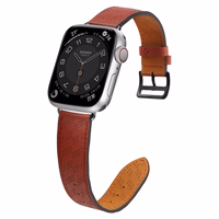 Ādas siksniņa Apple Watch 38 / 40 / 41 mm aproce – sarkana