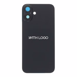 Aizmugurējais vāks saderīgs ar iPhone 16 Plus / melns / (bez NFC savienotāja) / OEM