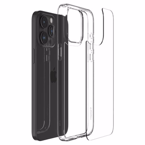 Viedtālruņa apvalks Spigen Airskin Hybrid iPhone 15 Pro Max - caurspīdīgs (m)