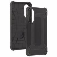 Bruņots oglekļa apvalks Samsung Galaxy S25 Edge melns