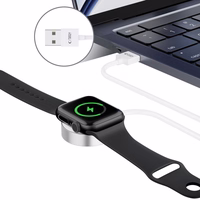 Tech-Protect UltraBoost magnētiskais indukcijas lādētājs ar USB-A savienotāju Apple Watch 1.2m - balts
