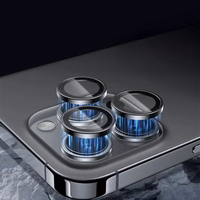 Aizsargstikls kameras lēcu Tel Protect 3D Lēcas uz kameras Iphone 14 Pro/14 Pro Max melns (3 gab.)