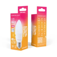 Forever Light LED Bulb E27 C37 7.2W 840lm 3000K class E