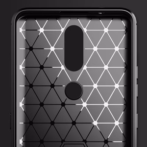 Oglekļa apvalks elastīgs pārsegs TPU viedtālruņa apvalks Nokia 2.4 melns