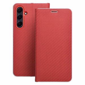 LUNA Book Carbon for XIAOMI Redmi Note 14 PRO 5G / 14 PRO PLUS 5G - sarkans (m)