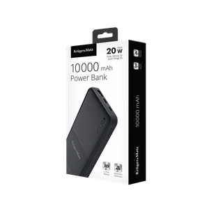 Kruger&Matz 10 000 mAh Li-pol ārējais akumulators ar QC un PD