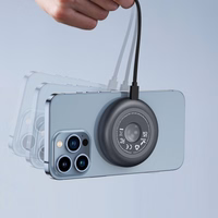 Bezvadu lādētājs Dux Ducis "W3" Pelēks 15W (priekš iPhone / Magsafe Compatible)