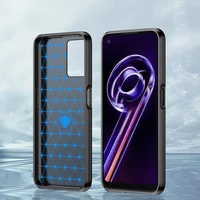Viedtālruņa apvalks (m) Carbon Case skirtas Realme 9 Pro elastīgs bruņots (m) - melns (m)
