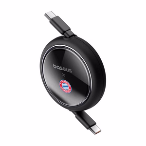 Baseus USB-C uz USB-C 100W lādēšanas kabelis (melns), Bayern Edition
