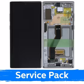 LCD Displejs Saderīgs ar Samsung N975 Note 10 Plus Ar Frame / Aura Glow / (Service Pack)