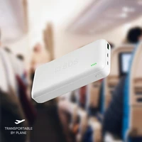 Portatīvais lādētājs SBS TTBB20000PD20W 20000 mAh 20W Power Delivery ar MicroUSB, USB-C, USB-A - balta