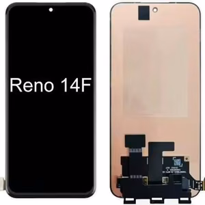 LCD ekrāns Oppo Reno 14F14FS ar skārienekrānu, melns, ORG