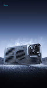 Benks Magnetic Biliz Cooling maciņš (0066) iPhone 16 Pro Max pelēks
