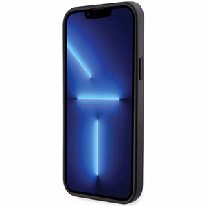 BMW Grip Stand Hot Stamp macins priekš iPhone 14 / 15 / 13 - Melns