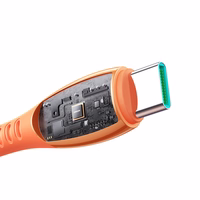 Joyroom S-A59 Vibrant Series 3A USB-A - USB-C Kabelis 1.2m - oranžs
