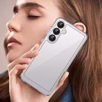 Kosmosa apvalks ar želejas rāmi Samsung Galaxy S25+ - caurspīdīgs