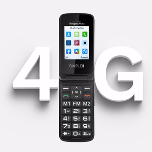 Krüger&Matz Simple 931 4G mobilais tālrunis senioriem