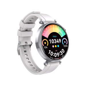 XO GT4 Mini AMOLED viedpulkstenis, sudraba krāsā