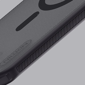 Nillkin Super Frosted Shield Pro MagSafe saderīgs apvalks iPhone 17 Air - caurspīdīgs, melns