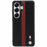 BMW Perforated Stripe Logo MagSafe Maciņš for Samsung Galaxy S26 Ultra - sarkans