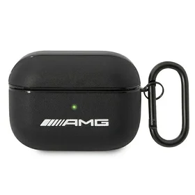 AMG ādas liels logotips apvalks AirPods Pro - melns